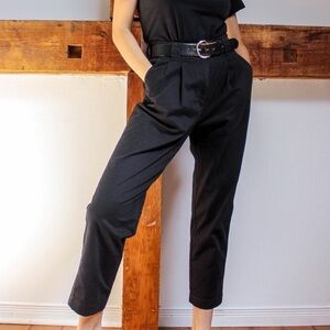 KOTN black pleated chino 33 / 28 inseam